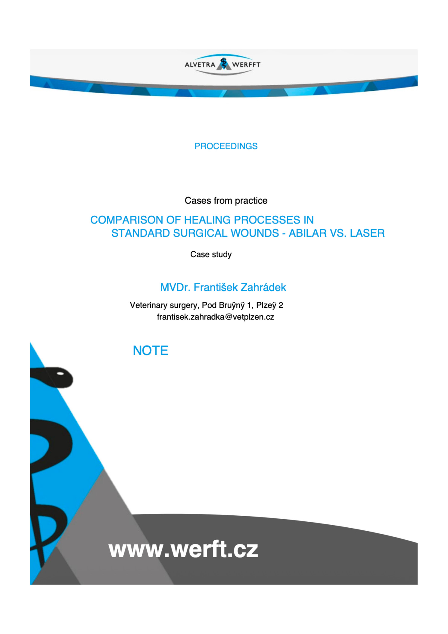 Laser Wounds study cover — Collection of Lectures 2024